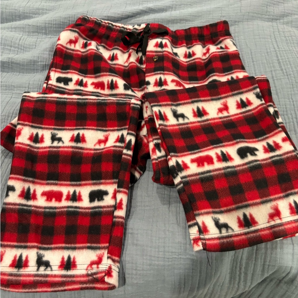 Canyon Red and Black Plaid Pants - Picture 3 of 4